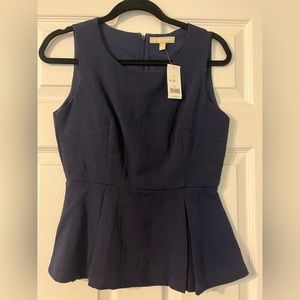 Banana republic peplum cut top size 4